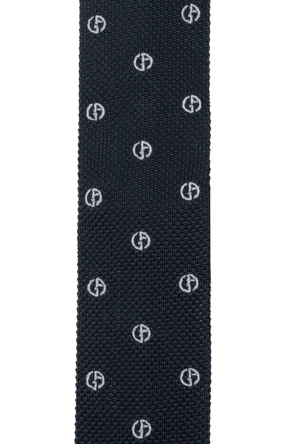 Giorgio Armani Silk tie with logo Men s Accessories IetpShops